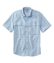 L.L.BeanMen's Tropicwear Shirt, Plaid Short-Sleeve