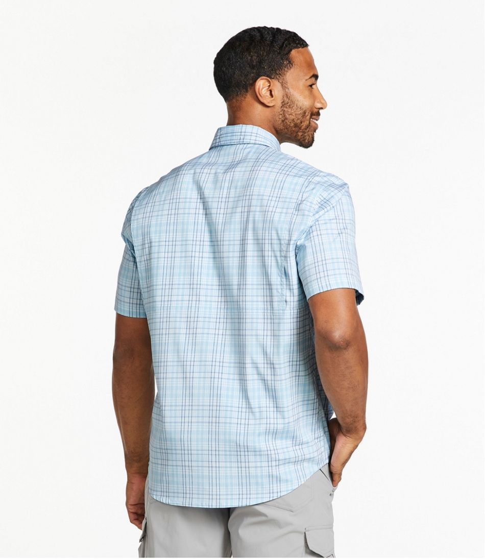 L.L.BeanMen's Tropicwear Shirt, Plaid Short-Sleeve