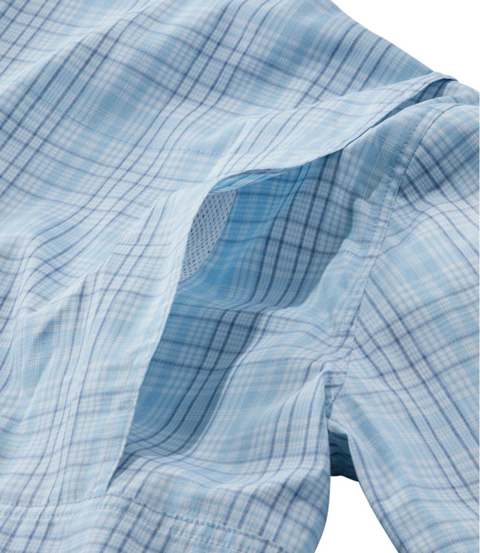 L.L.BeanMen's Tropicwear Shirt, Plaid Short-Sleeve