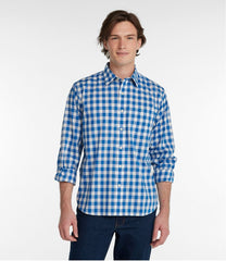 L.L.BeanMen's Bean's Wrinkle-Free Everyday Shirt, Traditional Untucked Fit, Plaid, Long-Sleeve