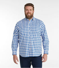 L.L.BeanMen's Bean's Wrinkle-Free Everyday Shirt, Traditional Untucked Fit, Plaid, Long-Sleeve