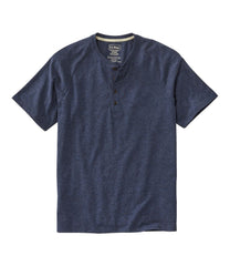 L.L.BeanMen's Comfort Stretch Pima Tee Shirt, Short-Sleeve Henley