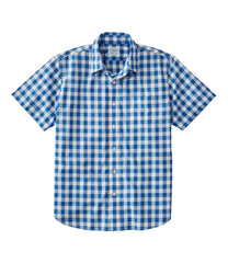 L.L.BeanMen's Bean's Wrinkle-Free Everyday Shirt, Traditional Untucked Fit, Plaid, Short-Sleeve