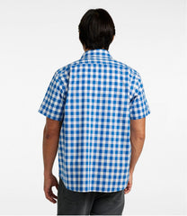 L.L.BeanMen's Bean's Wrinkle-Free Everyday Shirt, Traditional Untucked Fit, Plaid, Short-Sleeve