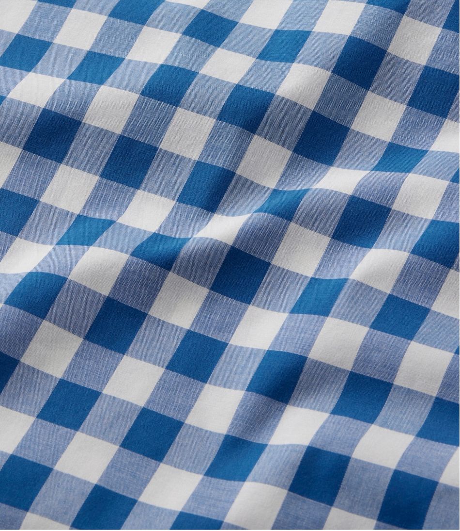 L.L.BeanMen's Bean's Wrinkle-Free Everyday Shirt, Traditional Untucked Fit, Plaid, Short-Sleeve
