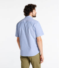 L.L.BeanMen's Comfort Stretch® Oxford Shirt, Slightly Fitted Untucked Fit, Short-Sleeve