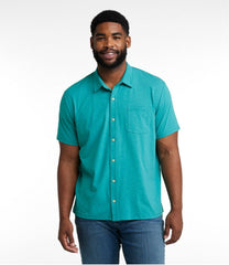 L.L.BeanMen's Lakewashed Performance Shirts, Button-Front Shirt, Short-Sleeve