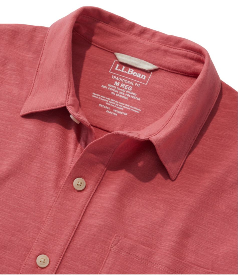 L.L.BeanMen's Lakewashed Performance Shirts, Button-Front Shirt, Short-Sleeve