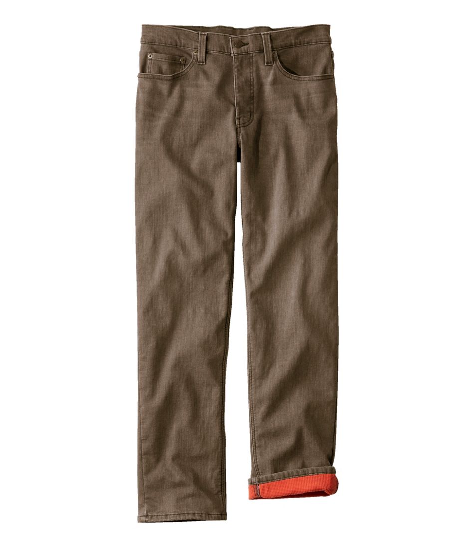 L.L.BeanMen's BeanFlex® Jeans, Standard Athletic Fit, Fleece-Lined