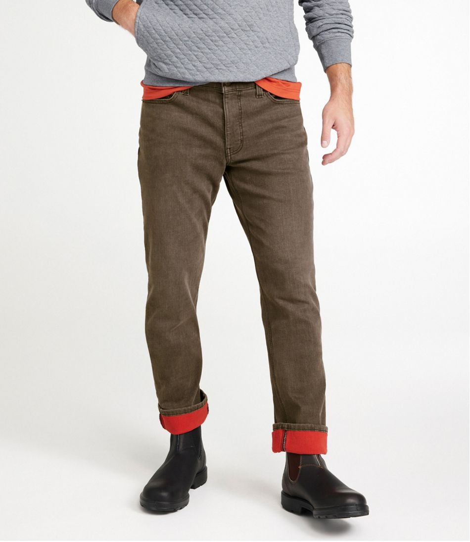 L.L.BeanMen's BeanFlex® Jeans, Standard Athletic Fit, Fleece-Lined