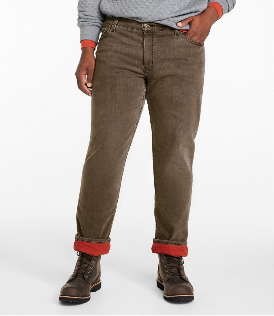L.L.BeanMen's BeanFlex® Jeans, Standard Athletic Fit, Fleece-Lined