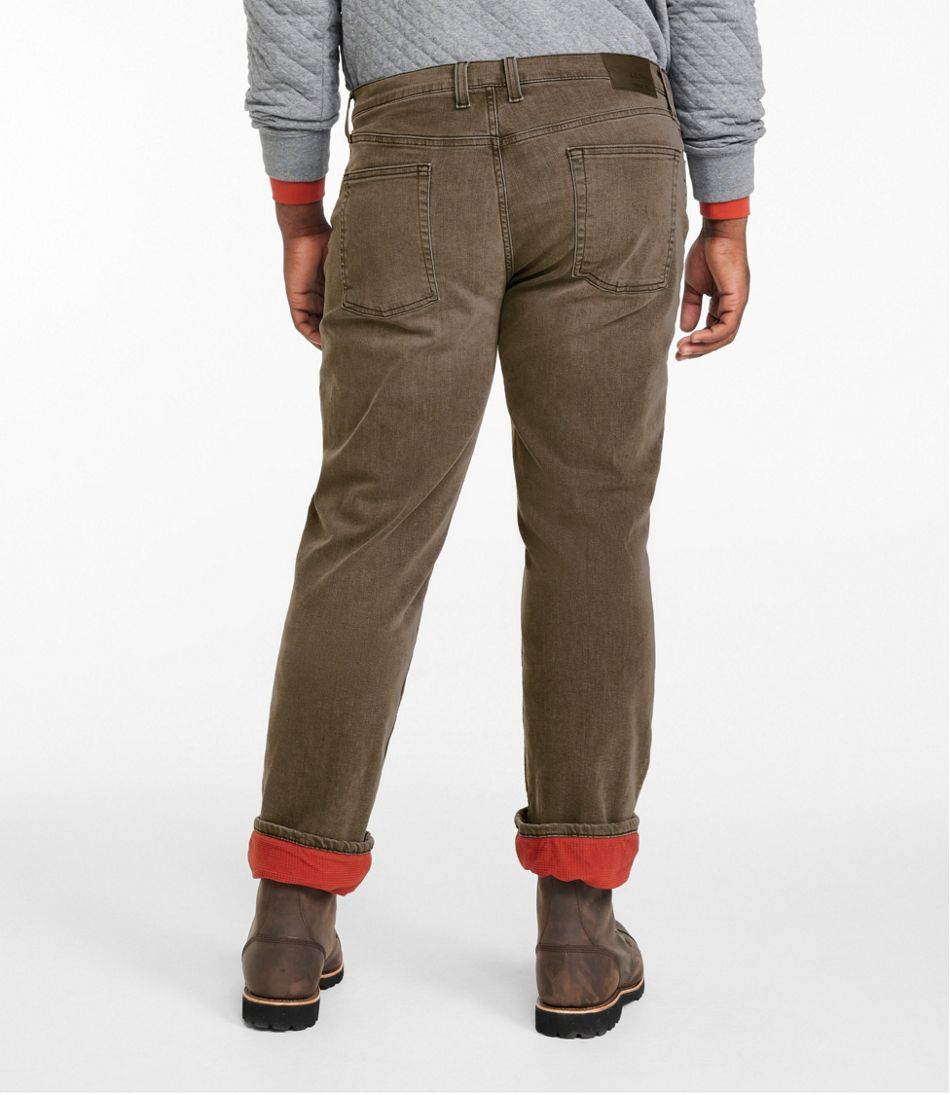 L.L.BeanMen's BeanFlex® Jeans, Standard Athletic Fit, Fleece-Lined
