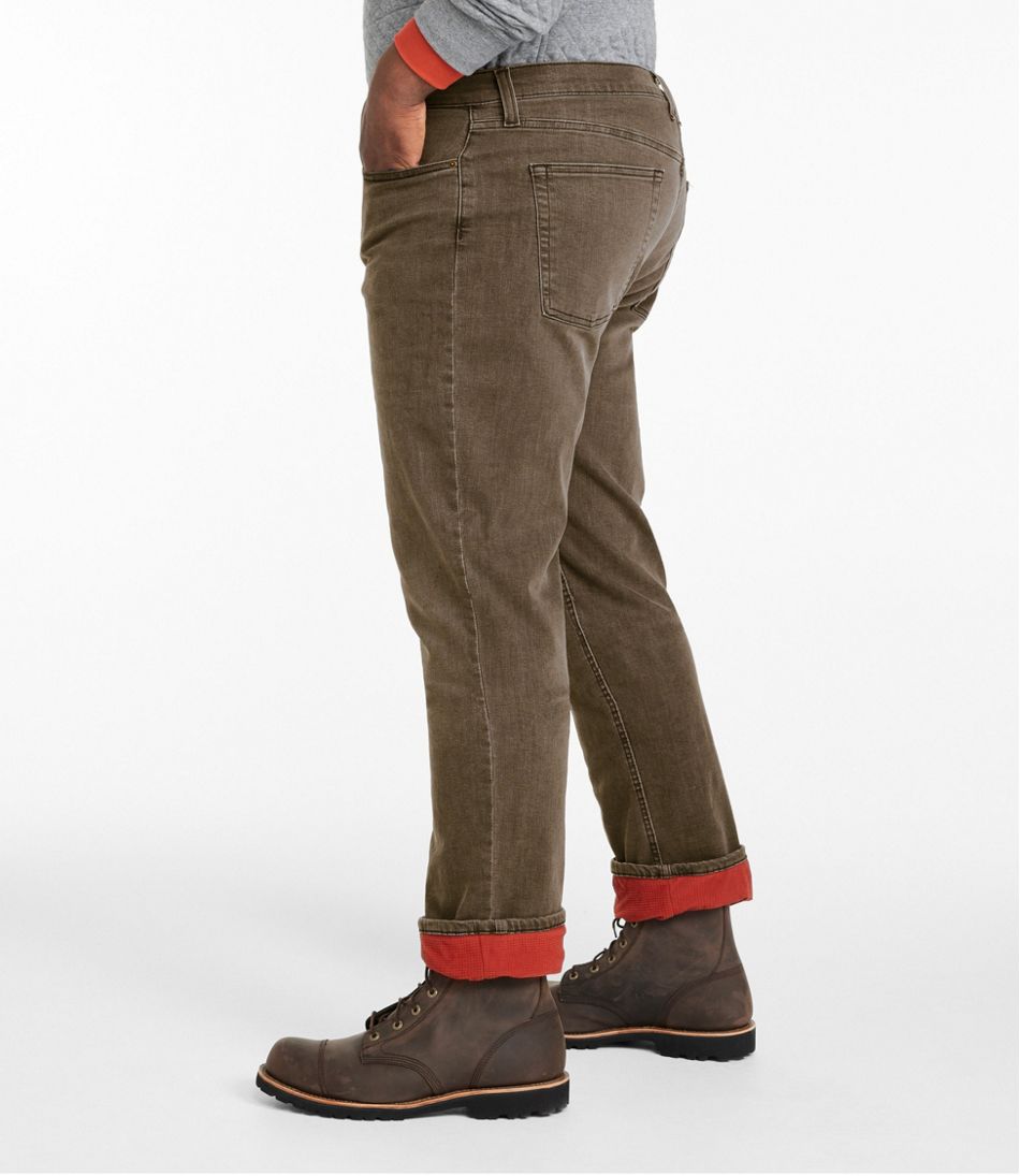 L.L.BeanMen's BeanFlex® Jeans, Standard Athletic Fit, Fleece-Lined