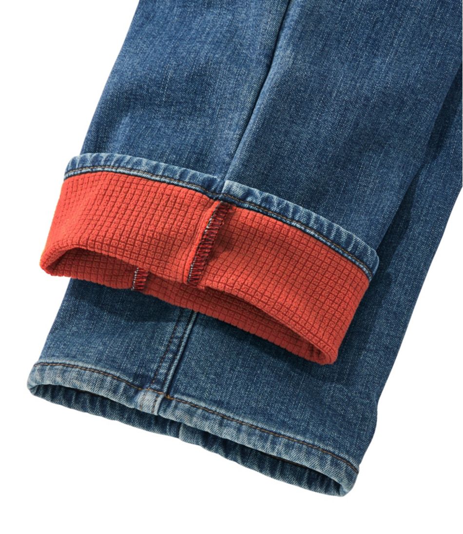 L.L.BeanMen's BeanFlex® Jeans, Standard Athletic Fit, Fleece-Lined