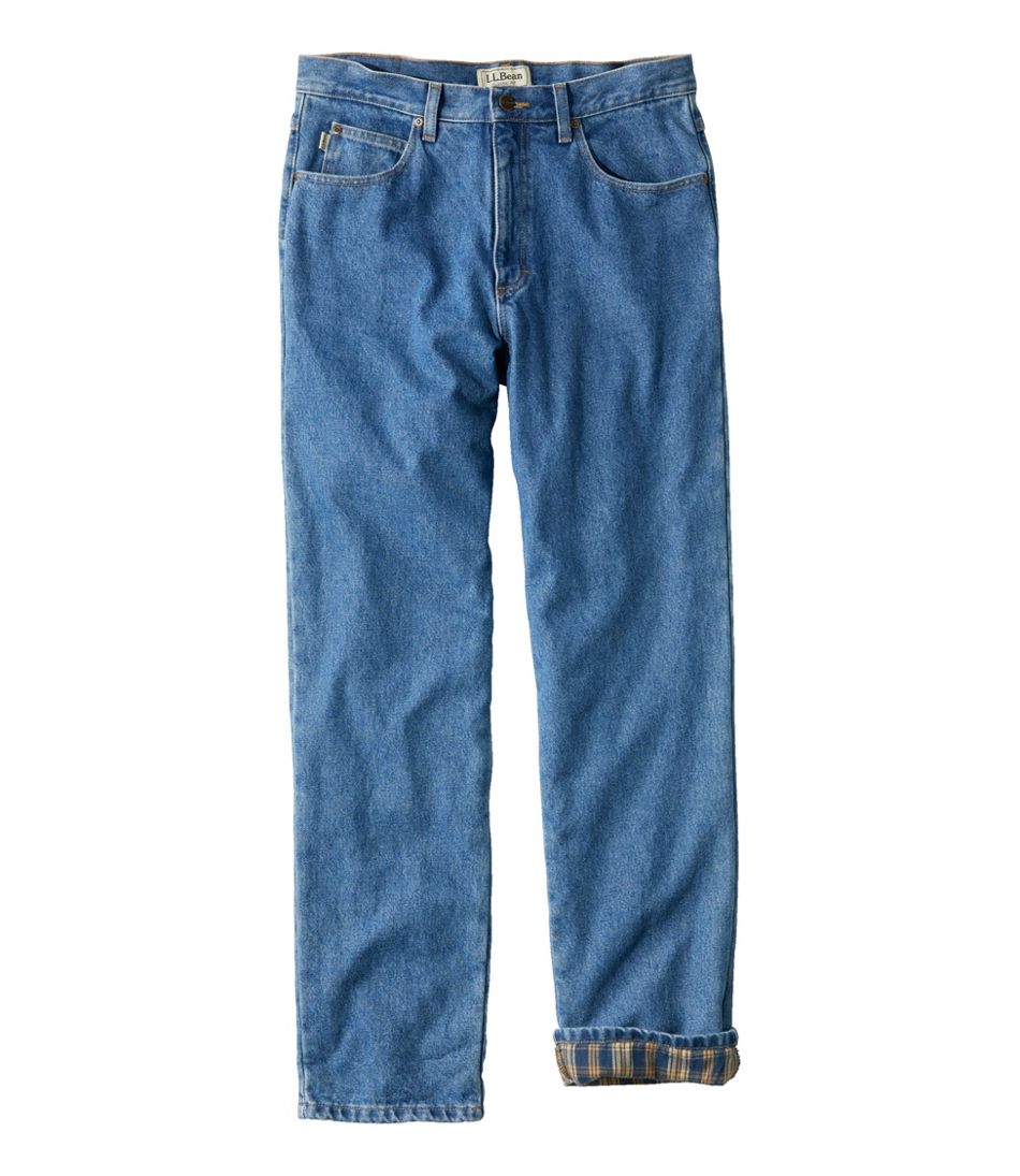 L.L.BeanMen's Double L® Jeans, Classic Fit, Flannel-Lined