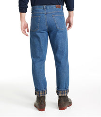 L.L.BeanMen's Double L® Jeans, Classic Fit, Flannel-Lined