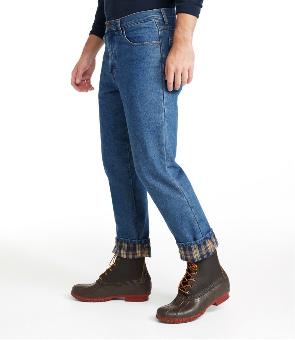 L.L.BeanMen's Double L® Jeans, Classic Fit, Flannel-Lined