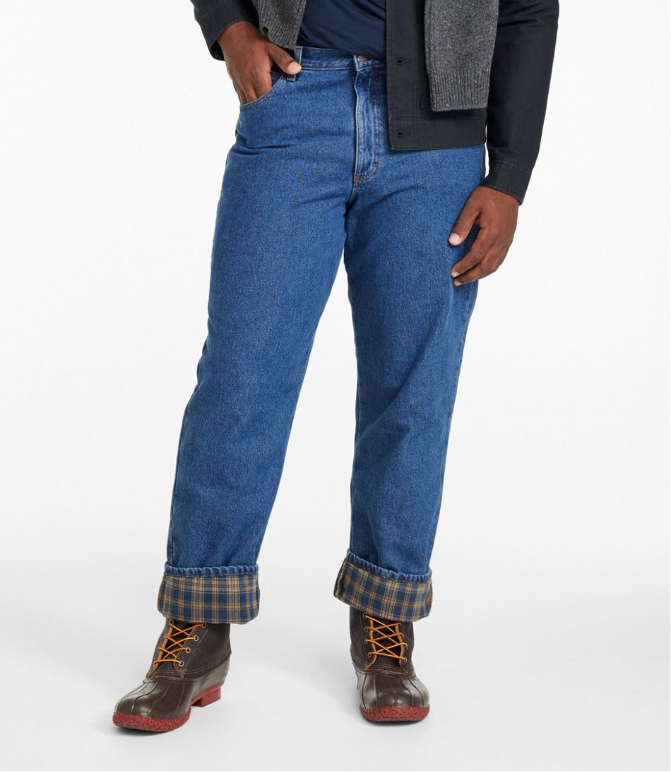 L.L.BeanMen's Double L® Jeans, Classic Fit, Flannel-Lined