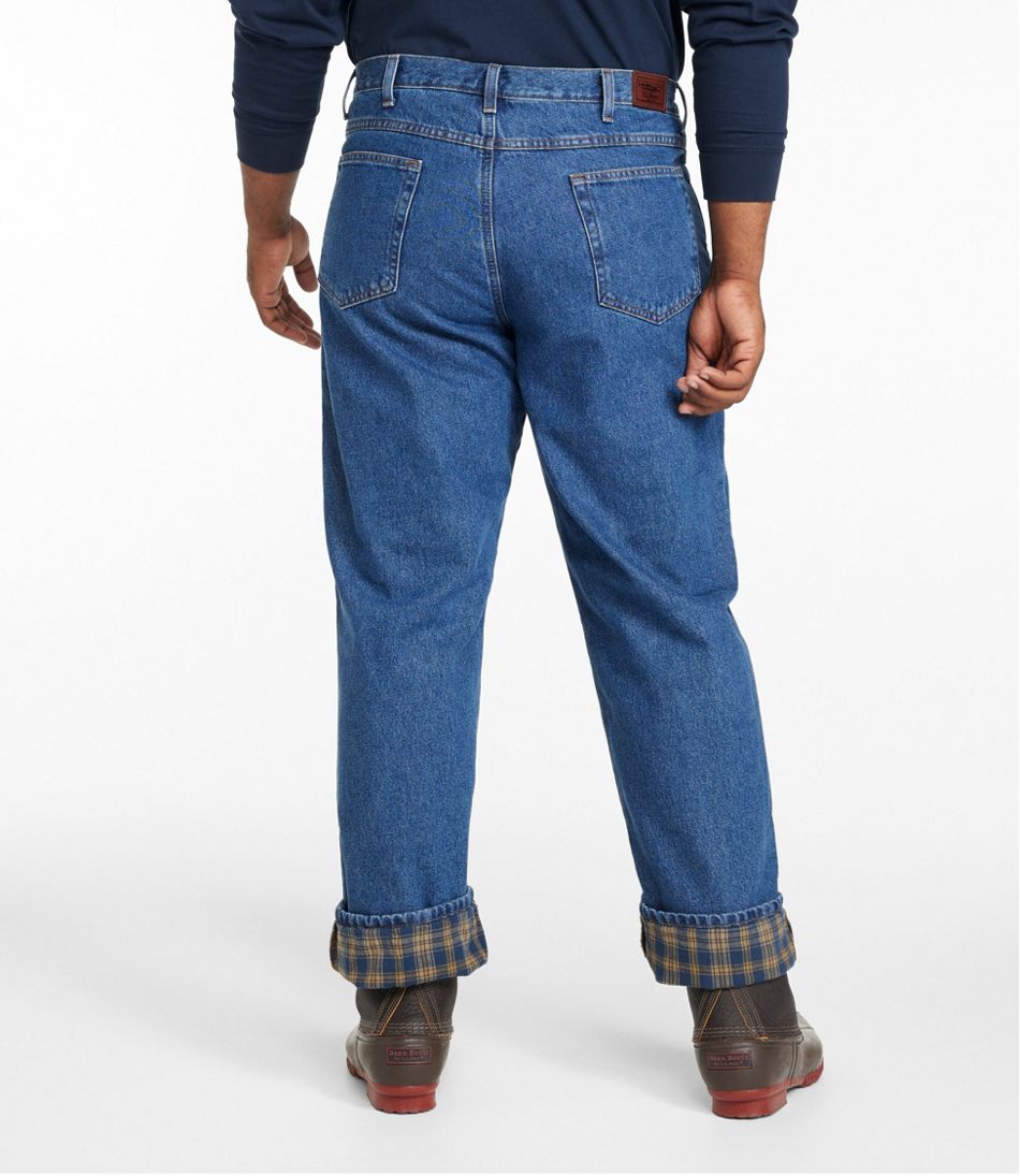 L.L.BeanMen's Double L® Jeans, Classic Fit, Flannel-Lined