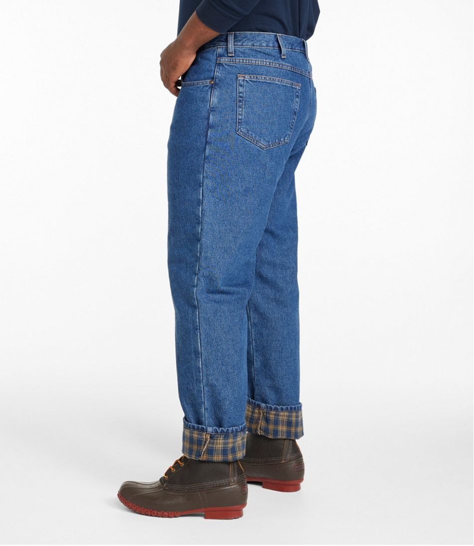 L.L.BeanMen's Double L® Jeans, Classic Fit, Flannel-Lined