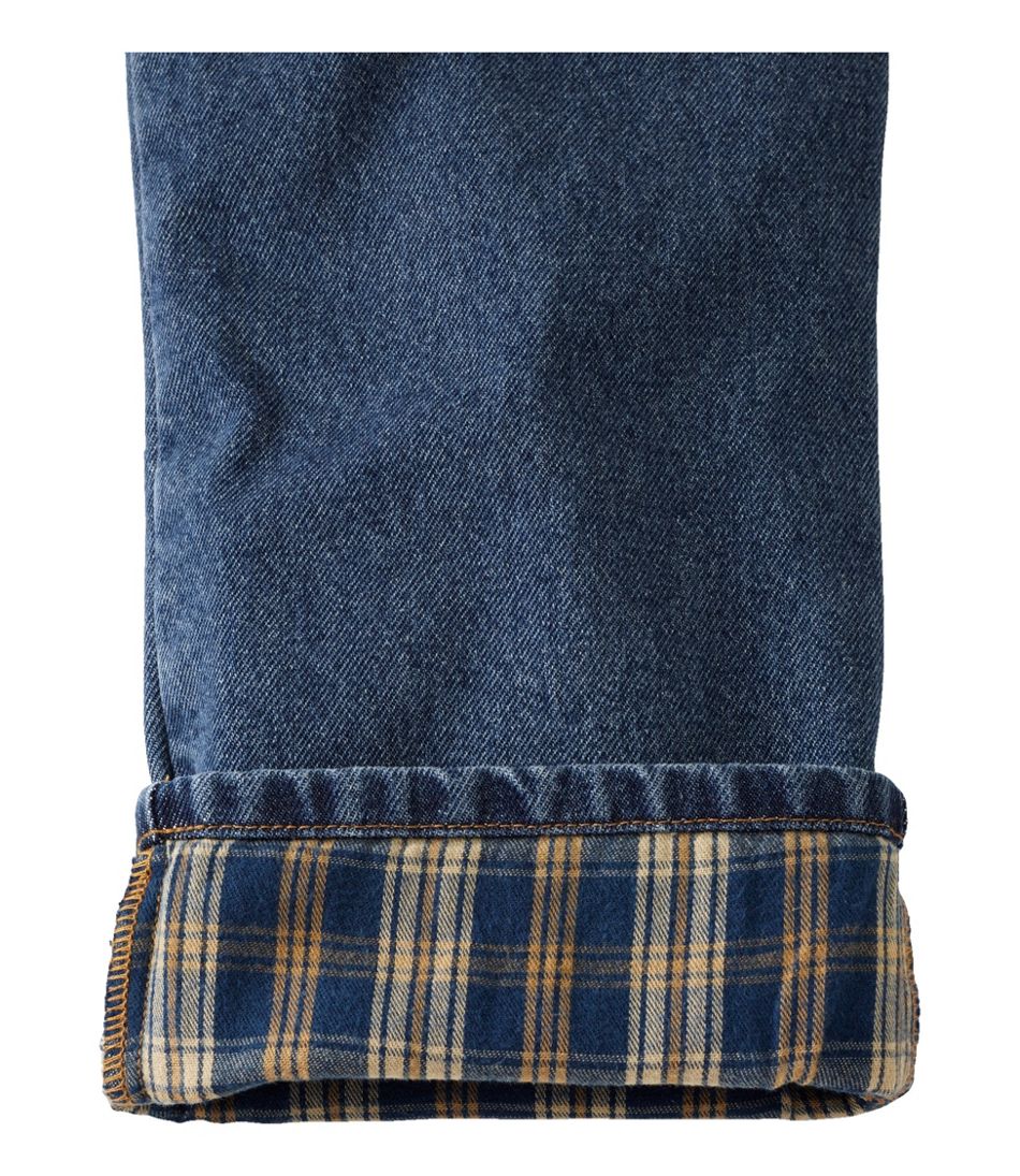 L.L.BeanMen's Double L® Jeans, Classic Fit, Flannel-Lined