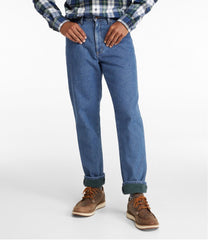 L.L.BeanMen's Double L® Jeans, Classic Fit, Fleece-Lined