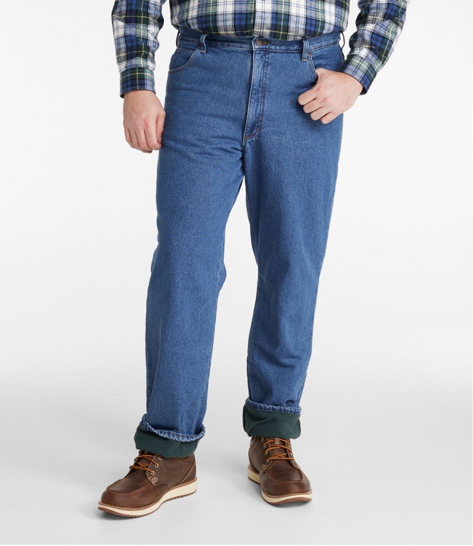 L.L.BeanMen's Double L® Jeans, Classic Fit, Fleece-Lined