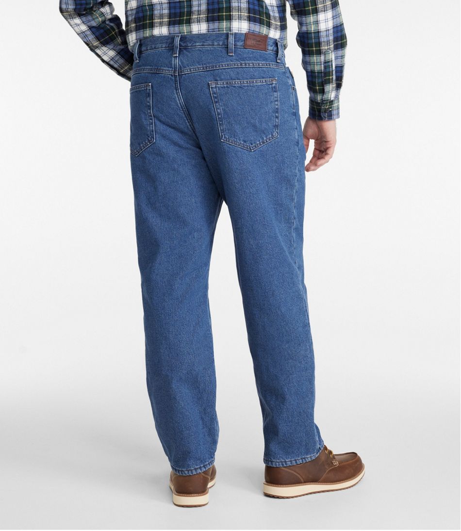 L.L.BeanMen's Double L® Jeans, Classic Fit, Fleece-Lined