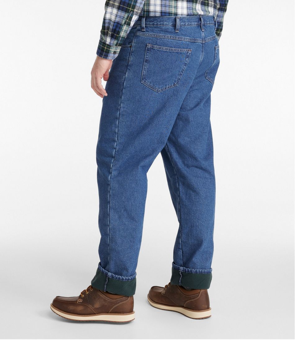 L.L.BeanMen's Double L® Jeans, Classic Fit, Fleece-Lined