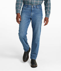 L.L.BeanMen's Vintage 1912 Jeans, Standard Fit, Straight Leg, Lined