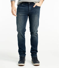 L.L.BeanMen's Signature Five-Pocket Jeans with Stretch, Slim Straight