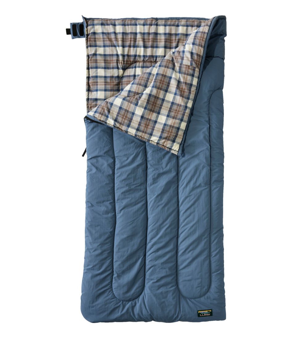 L.L.BeanFlannel Lined Camp Sleeping Bag, 40°