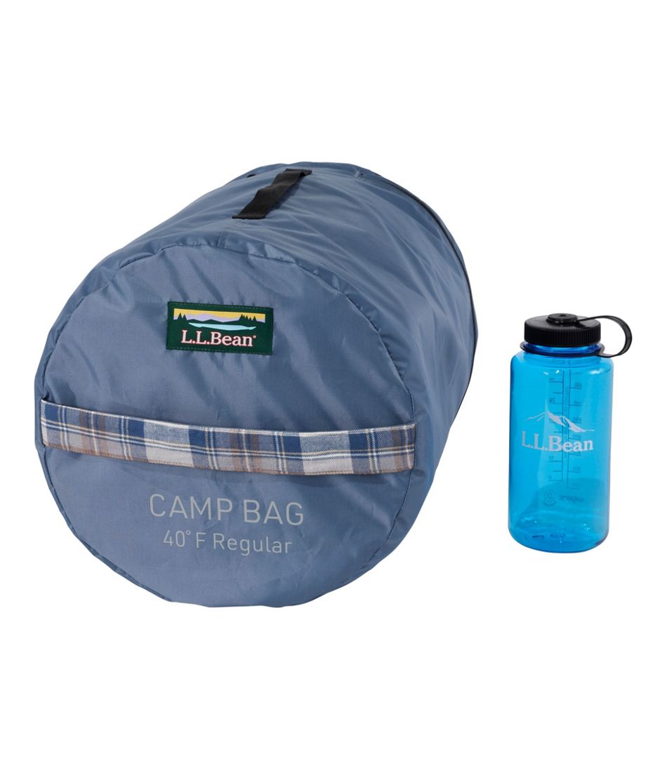 L.L.BeanFlannel Lined Camp Sleeping Bag, 40°