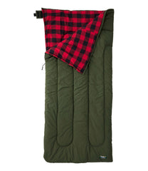 L.L.BeanAdults' Flannel Lined Camp Sleeping Bag, 20°