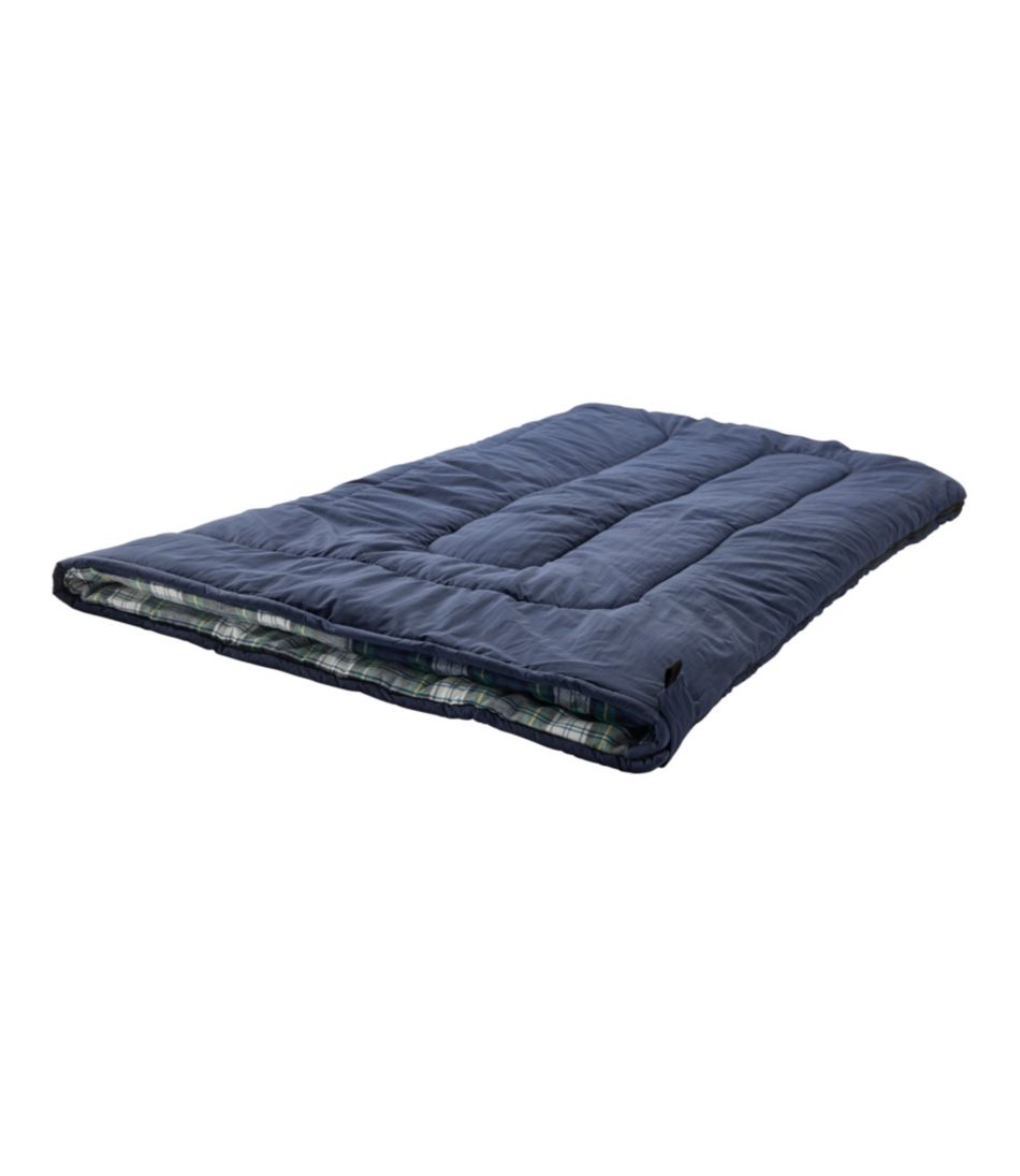 L.L.BeanAdults' Flannel Lined Camp Sleeping Bag, 20°