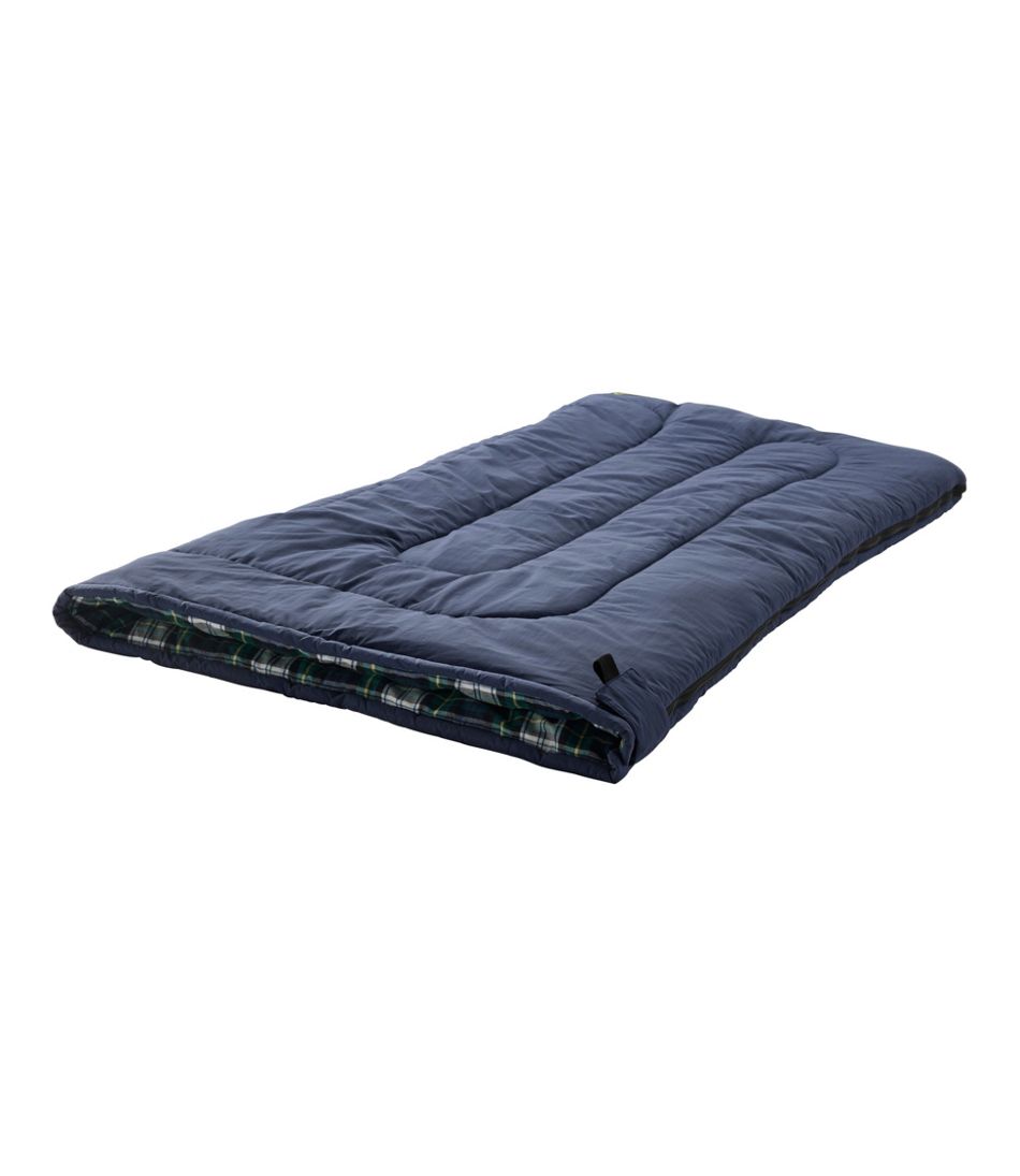L.L.BeanKids' Flannel Lined Camp Sleeping Bag, 40°