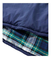 L.L.BeanKids' Flannel Lined Camp Sleeping Bag, 40°
