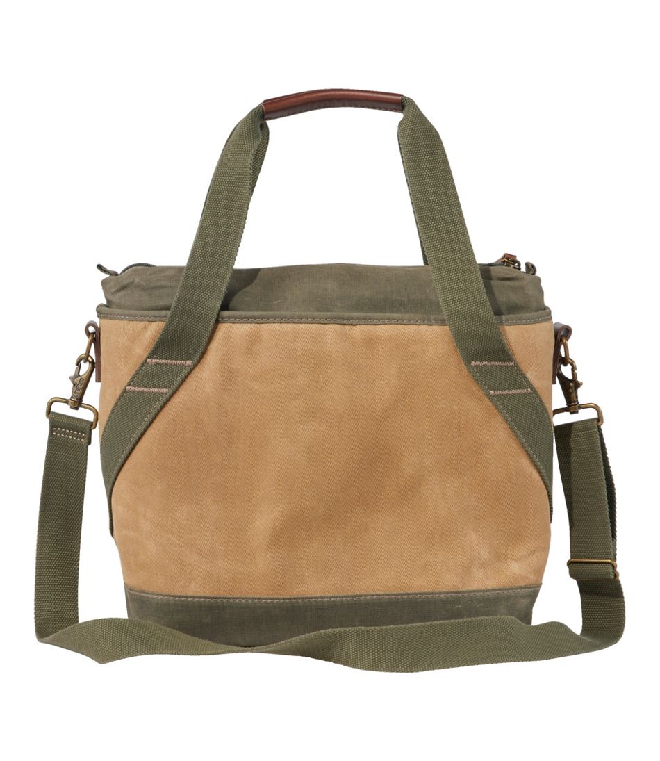 L.L.BeanInsulated Waxed-Canvas Tote, Medium