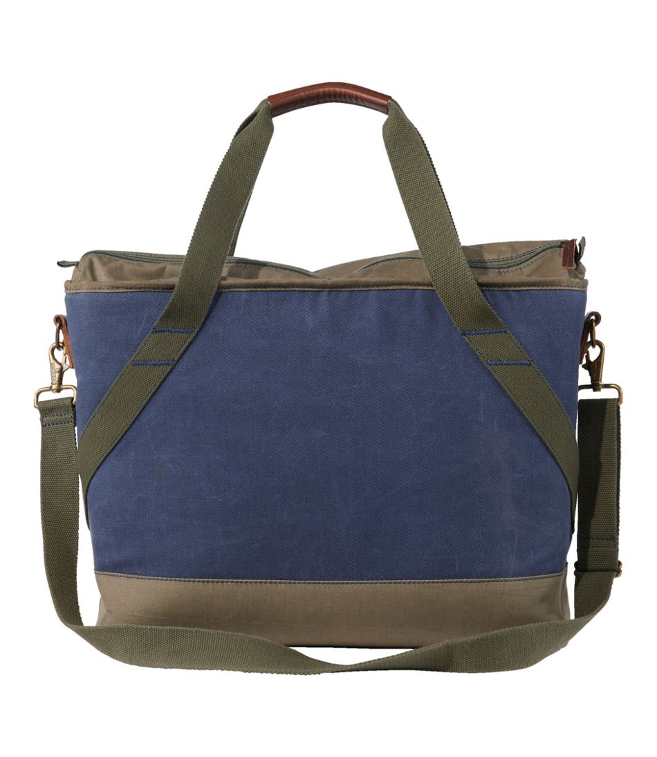 L.L.BeanInsulated Waxed-Canvas Tote, Large