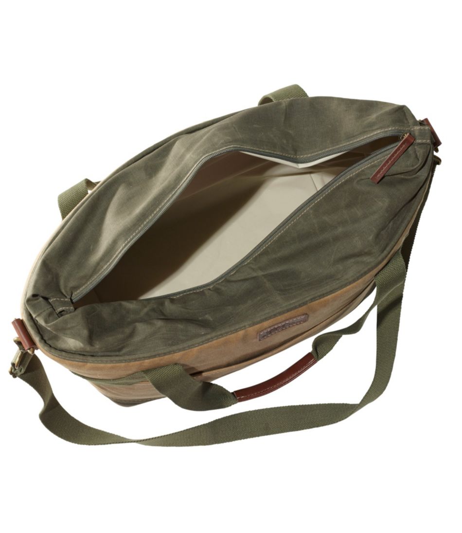 L.L.BeanInsulated Waxed-Canvas Tote, Large