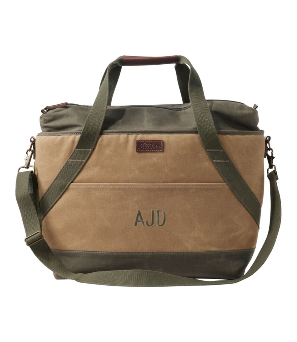 L.L.BeanInsulated Waxed-Canvas Tote, Large