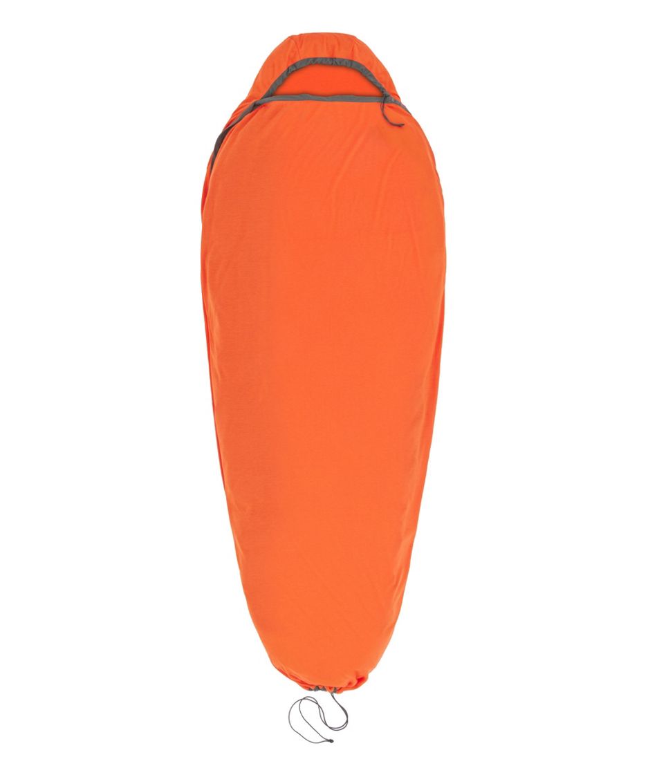 L.L.BeanSea To Summit Reactor Extreme Sleeping Bag Liner Mummy With Drawcord