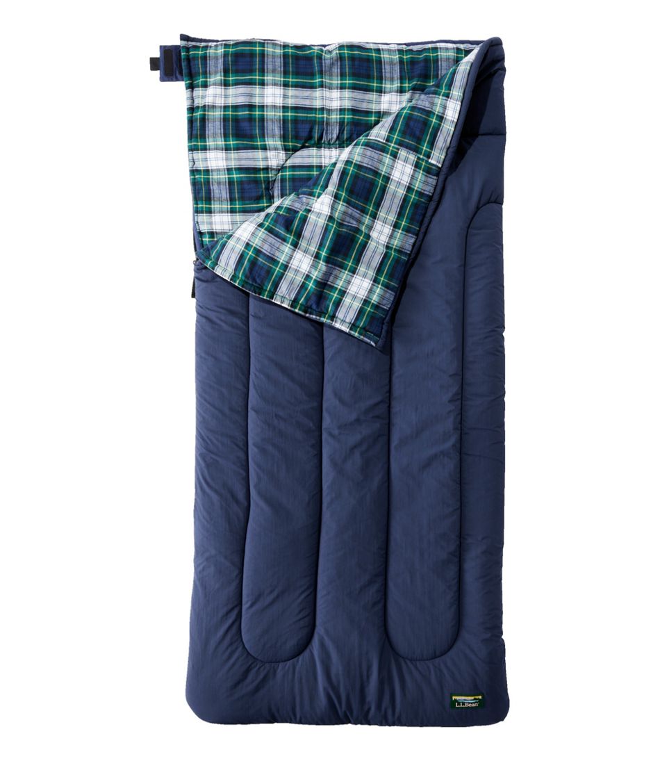 L.L.BeanFlannel Lined Camp Sleeping Bag, 0°