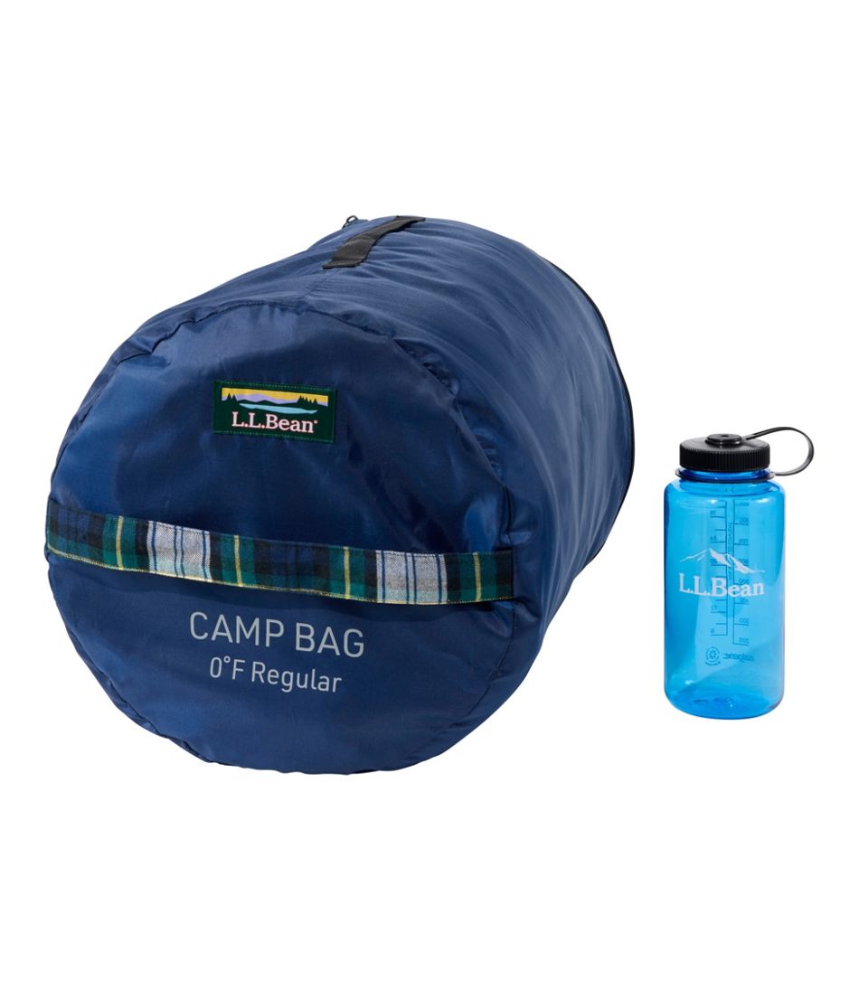 L.L.BeanFlannel Lined Camp Sleeping Bag, 0°