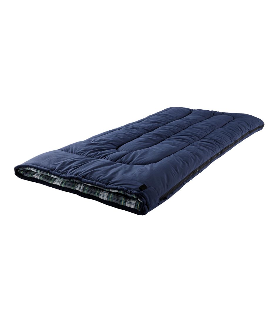 L.L.BeanFlannel Lined Camp Sleeping Bag, 0°