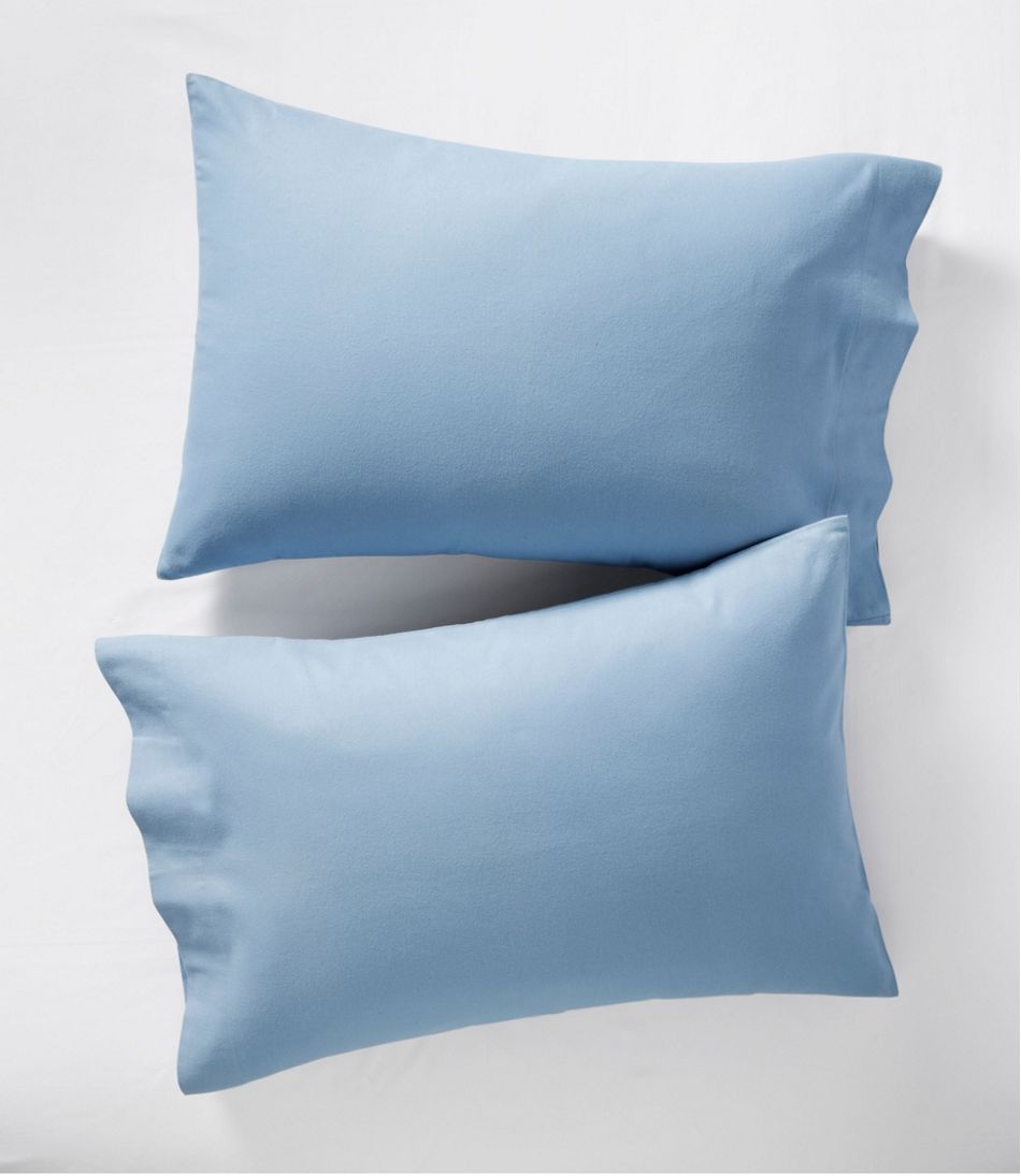 L.L.BeanUltrasoft Comfort Flannel Pillowcases, Set of Two