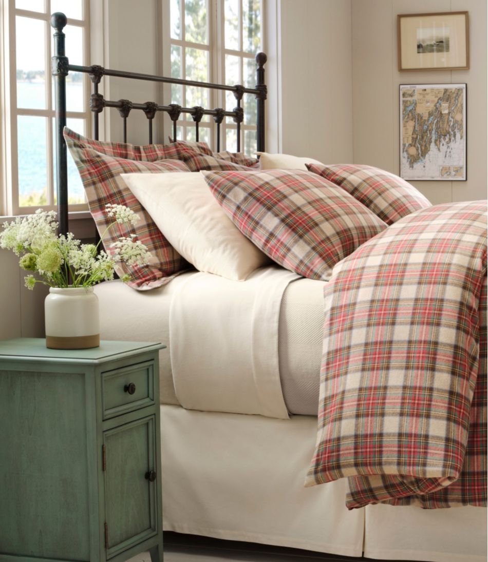L.L.BeanUltrasoft Comfort Flannel Pillowcases, Set of Two