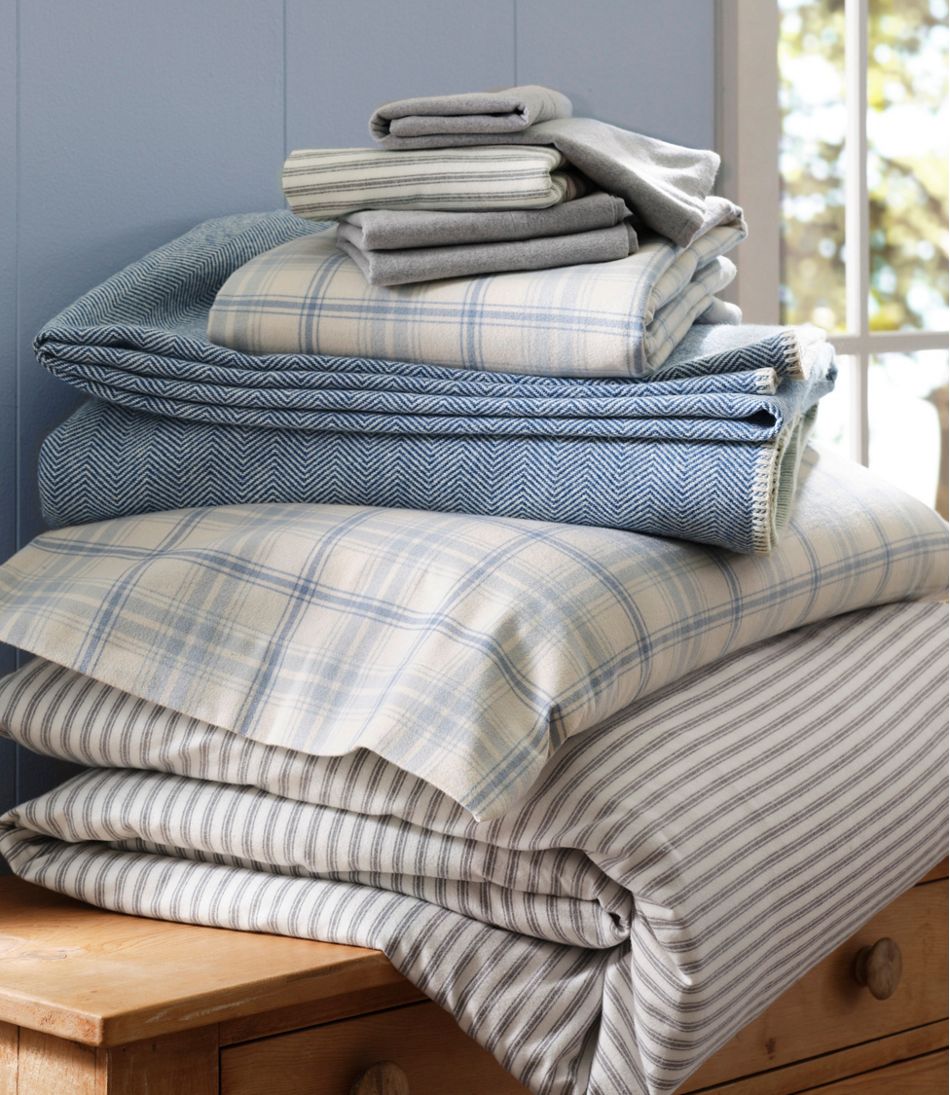 L.L.BeanUltrasoft Comfort Flannel Pillowcases, Set of Two