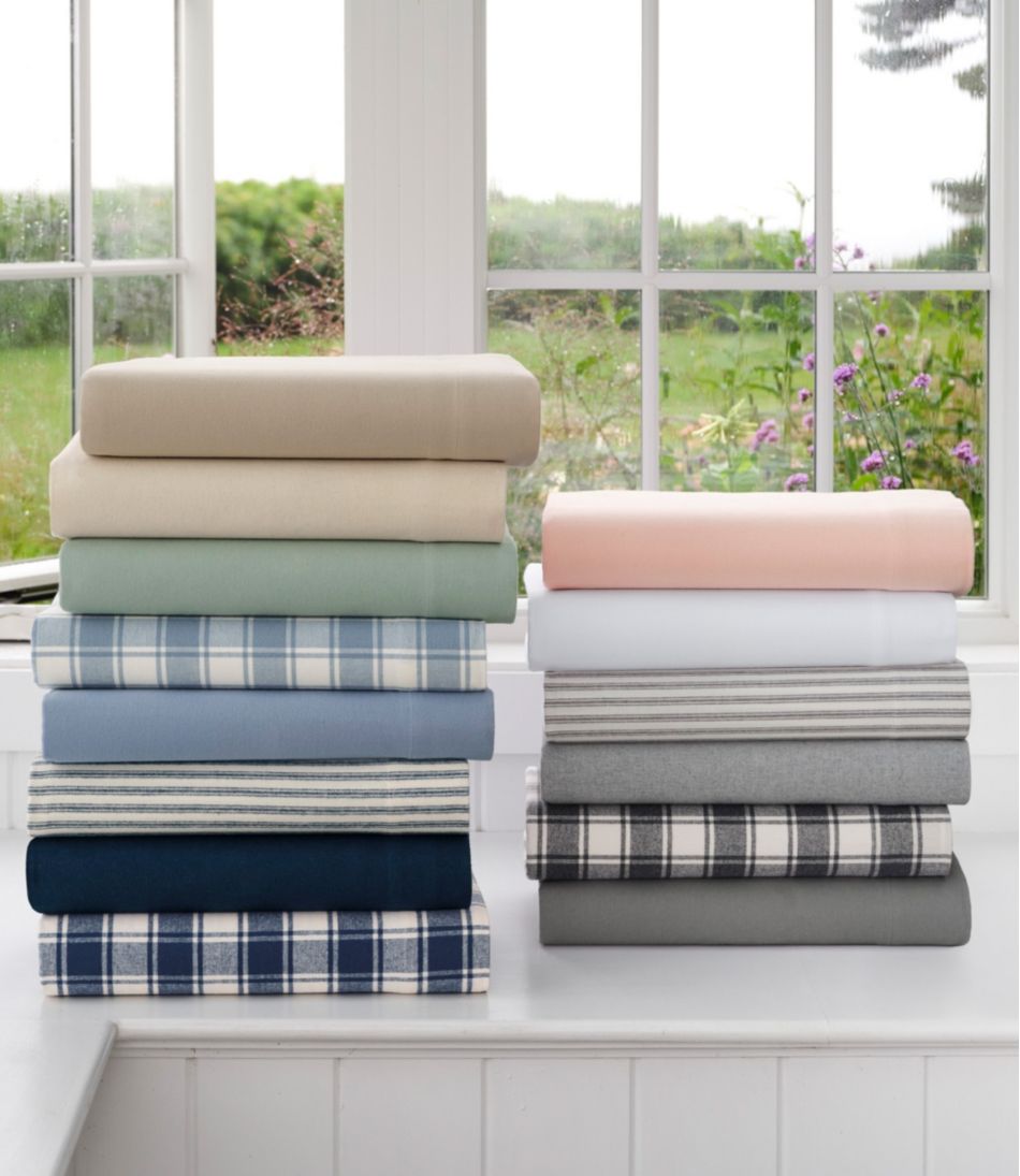 L.L.BeanUltrasoft Comfort Flannel Pillowcases, Set of Two