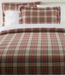 L.L.BeanHeritage Chamois Flannel Comforter Cover Collection, Plaid